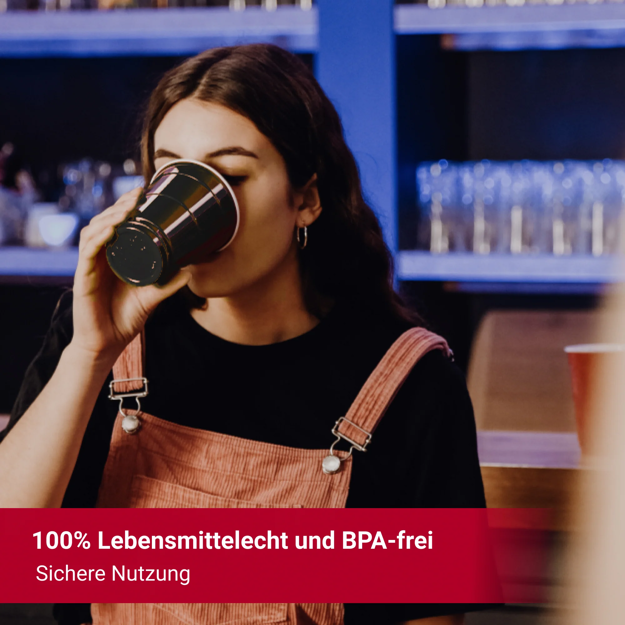 Beer Pong Becher Schwarz - Image 5
